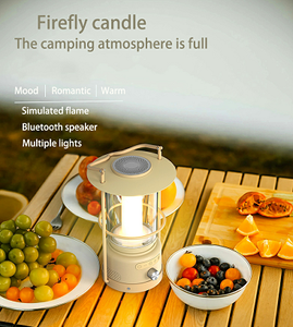 Altavoz Bluetooth para exteriores, luz de camping impermeable, altavoz, luz nocturna que se puede utilizar para la decoración de patios, jardines - Product Image 3