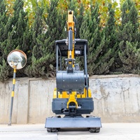 Mini pelle hydraulique diesel HT18, nouvelle machine 2026, mini excavatrice pour la maison, lame de pelle