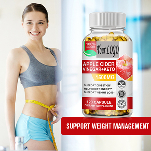 批发 120 粒苹果醋胶囊燃脂酮糖素软糖，支持消化并增强能量 - Product Image 2