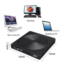 Lecteur de Blu-ray portable USB 3.0, graveur de Blu-ray externe, lecteur de DVD, lecteur de Blu-ray USB, lecteur BD Blue Light