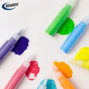 Kit de Manualidades de Papel para Niños, 12 Tarjetas de Arena de Colores para Pintar con Arena - Product Image 3