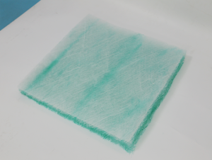 Thị trường phổ biến chặn lưới màu xanh lá cây-trắng sợi thủy tinh Bông cuộn cho phun sơn phòng - Product Image 2