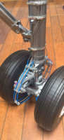 Modèle de train d'atterrissage Airbus A320 de 80 cm, grande échelle, haute simulation, Atura Wings