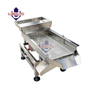 Máquina tamizadora de pantalla vibratoria lineal para hierba seca, almendra, tabaco, Motor de acero utilizado para procesamiento de alimentos, mineral, granja química - Product Image 1