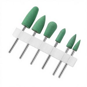 6個入りシリコーンドリルビット180 #〜320 # ネイルジュエリー歯科ツールシリコーン研削ヘッド - Product Image 4