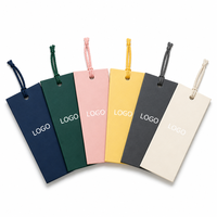 Étiquette suspendue de luxe personnalisée avec logo pour sac à main, étiquette en cuir véritable, étiquette en papier premium pour sacs, sacs à main, vêtements et accessoires
