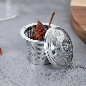 Hot Sale Reusable Stainless Steel Eco-Friendly Mesh Filter Tea Mug Cup Filter