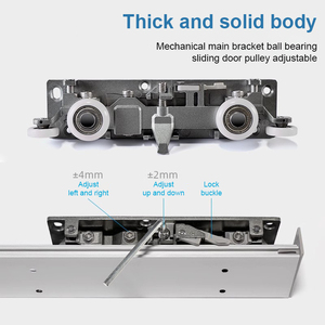 Sistema di Scorrimento Invisibile per Porte con Binario Nascosto, Serie Magic Rail Senza Profilo a Vista - Product Image 4