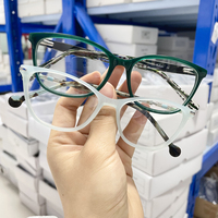 Montures de lunettes en acétate en gros, légères et confortables, lunettes pour hommes et femmes, montures optiques, lunettes rétro