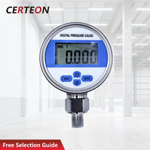 Medidor de pressão a vácuo industrial em aço inox alta precisão para automação de processos - Product Image 2