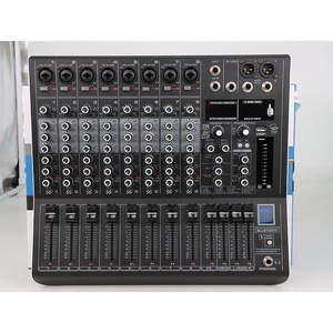 DP8 peralatan Audio profesional sistem suara 8 saluran 256 Mixer DSP pengendali <span class=keywords><strong>Dj</strong></span> konsol Mixer cangkang logam untuk acara panggung - Product Image 1