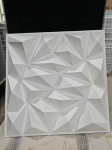 ZJ 现代3D设计黑色PVC墙板 豪华装饰墙板 适用于别墅酒店装饰 - Product Image 6
