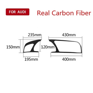 Marco de Fibra de Carbono para el Tablero, Adhesivo Decorativo para Coche, Accesorio Interior Deportivo para A5 RS5 S5 Coupé Cabriolet - Product Image 4