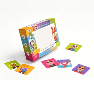<span class=keywords><strong>Jeu</strong></span> de cartes personnalisé pour enfants, <span class=keywords><strong>jeu</strong></span> de cartes éducatif de dessin animé, <span class=keywords><strong>jeu</strong></span> de mémoire pour la famille et les fêtes - Product Image 1
