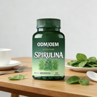 Gummies à la spiruline, complément nutritionnel naturel, usine OEM/ODM, personnalisation prise en charge