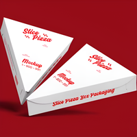 Boîte à pizza en carton ondulé personnalisée avec impression en relief, matériaux recyclés, pour pizzas au fromage, au pepperoni, aux légumes, aux sushis - Améliorez votre marque