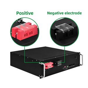 Batterie lithium-ion 100Ah 48V montée en rack, systèmes de stockage d'énergie solaire, fonctionnement à haute température, température de fonctionnement 0-55°C - Product Image 2