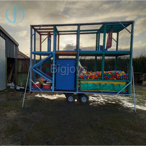 Ensemble de toboggans de haute qualité, écologiques et durables pour l'extérieur et l'intérieur, avec remorque, pour les écoles, les maisons, les centres d'activités publiques - Product Image 4