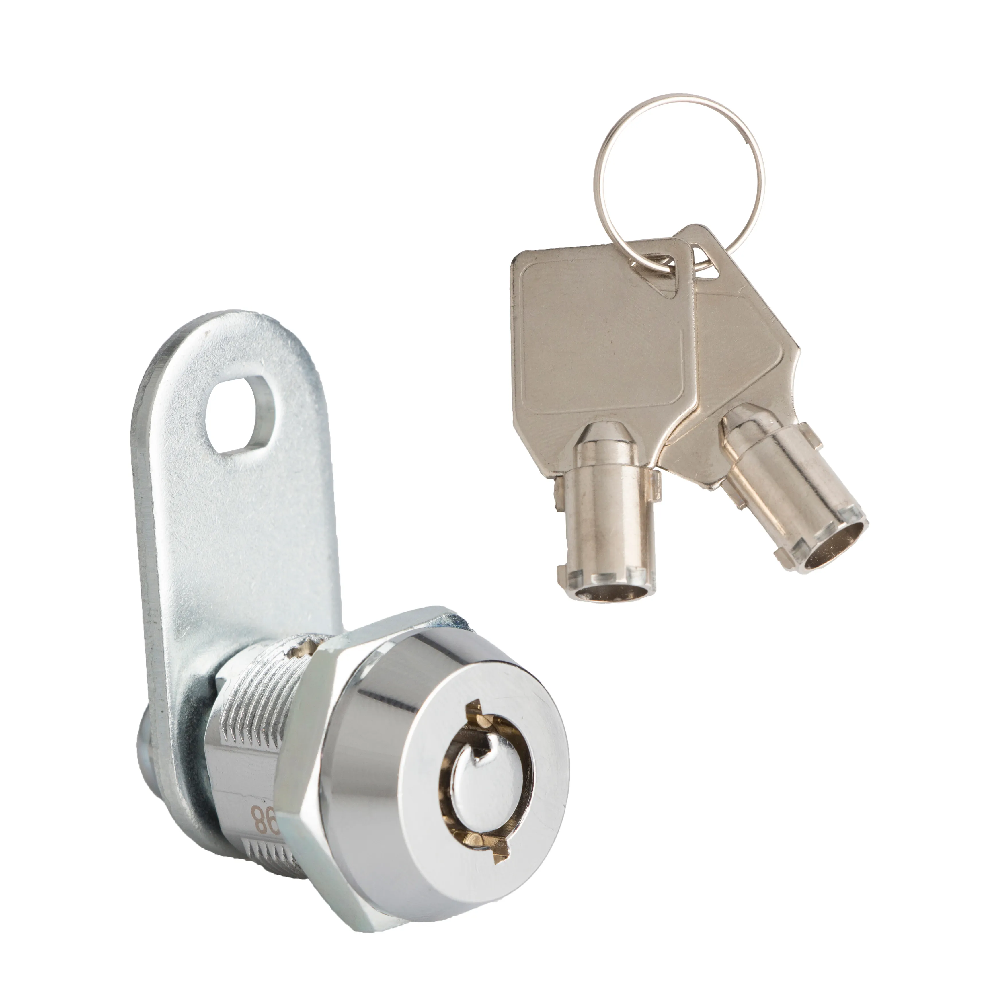 Jk500 công nghiệp cam ổ khóa với một chìa khóa an toàn khác nhau cam khóa xi lanh Locker Key 30*30 tủ khóa