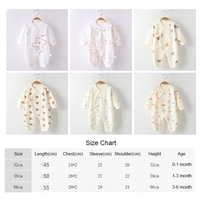 Usine Bébé Barboteuses Manches Longues Coton Doux Bébé Body Nouveau-Né Bébé Combinaison Vêtements