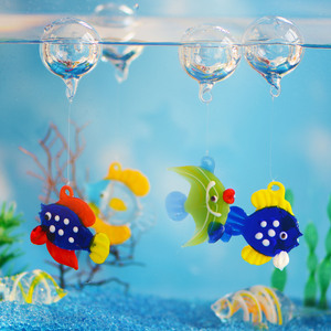 Ornement <span class=keywords><strong>de</strong></span> boule flottante pour aquarium en <span class=keywords><strong>verre</strong></span>, vase à bulles, micro-paysage, décoration DIY, décoration <span class=keywords><strong>de</strong></span> bureau - Product Image 3