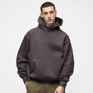 Sudadera con Capucha Oversize de Algodón Grueso para Hombre, Personalizable con Estampado Puff, Hombros Caídos, Tallas Grandes, Venta al por Mayor - Product Image 1