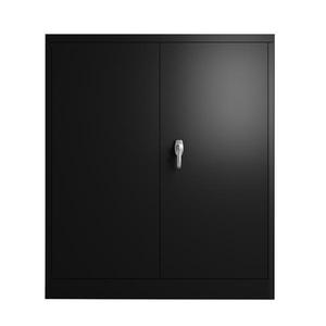Armoire de rangement en acier à faible épaisseur, homologuée usine, avec poignée verrouillable, étanche, étagères réglables, pour bureau, chambre et cuisine - Product Image 1