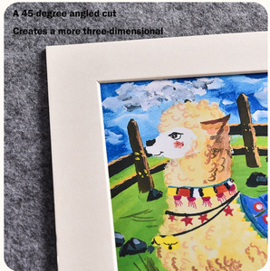 Cadres <span class=keywords><strong>photo</strong></span> pour enfants <span class=keywords><strong>pas</strong></span> chers A3/A4 en carton blanc et coloré, réglables pour montage mural et <span class=keywords><strong>sur</strong></span> table - Product Image 2