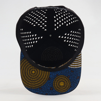 Casquette de golf 7 panneaux de haute qualité, directement du fabricant, avec logo brodé 3D personnalisé et impression personnalisée sur le panneau supérieur