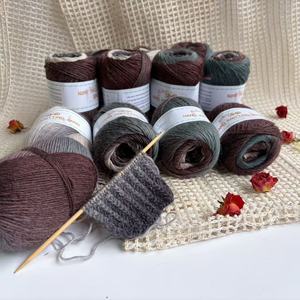 Usine de filature de Shanghai SMB, fil de laine 100% naturel, couleurs tendance pour le tricot - Product Image 3