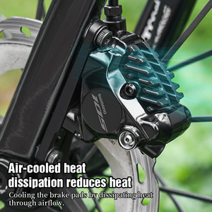 Plaquettes de frein à disque hydraulique pour vélo LEBYCLE en métal, céramique et résine, plaquettes de frein à dissipation thermique pour vélo pour Shimano L05A/J05A/N03A - Product Image 5