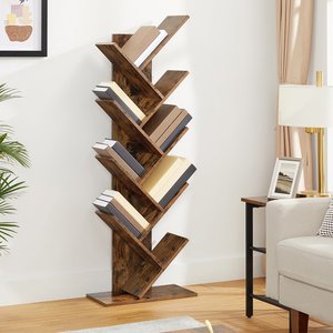 Kệ Sách Màu Trắng Với Thiết Kế Hình Cây Độc Đáo Kệ Sách Bằng Gỗ Kệ Sách Hiện Đại Kệ Sách Sang Trọng - Product Image 1