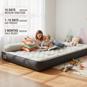 Materasso da Campeggio Pieghevole Leggero Portatile Autogonfiabile con Pompa Integrata in TPU+Nylon 50D+Flock per Esterni, Camere da Letto e Magazzini - Product Image 1