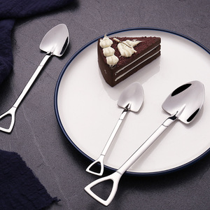 Cuillère en acier inoxydable 304, cuillère créative rétro pour desserts, cuillère spéciale pour pastèque, cuillère à mélanger la crème glacée - Product Image 1