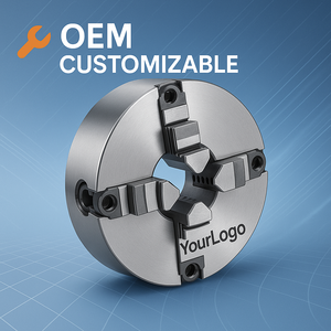 Mandril de torno <span class=keywords><strong>CNC</strong></span> de 3 mordazas de alta precisión hidráulico para fresadora, eje de sujeción, Centro de torneado de Metal, accesorios de herramientas para máquinas - Product Image 4