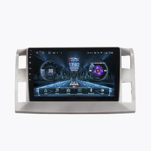 Kit multimídia automotivo com dvd player, android, para toyota estima previa tarago canarado 2006-2012, rádio estéreo, navegação gps, com wi-fi