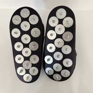 Zapatos de Seguridad con Clavos Resistentes, Zapatos con Suela Antideslizante y Correas Ajustables, Perfectos para Superficies Resbaladizas, Zapatos con Clavos para Epoxi - Product Image 3