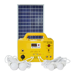 Panel solar de iluminación para <span class=keywords><strong>el</strong></span> hogar, kit de energía solar de 30w con bombilla LED - Product Image 1
