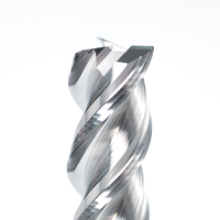 Fraise en bout à rayon de coin à 3 cannelures de 10mm pour aluminium, fraise CNC en carbure tige droite, stock d'usine personnalisé OEM/ODM