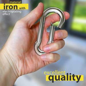 Ağır paslanmaz çelik 304 karabina klip karbon yaylı kanca-üstün kaliteli ürün - Product Image 5