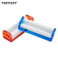 Vente chaude Couleurs 78mm En Plastique Cigarette Rrolling Portable En Gros Manuel Cigarette Rouleau pour Tabac Maker