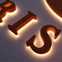 DakeSign Factory OEM ODM Enseigne publicitaire lumineuse 3D en acrylique rétroéclairée par LED, personnalisée pour salon de beauté, étanche IP65