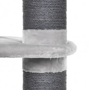 Fabricant YOUME OEM un <span class=keywords><strong>arbre</strong></span> à <span class=keywords><strong>chat</strong></span> stable avec des poteaux épais en gris à 138cm une tour d'<span class=keywords><strong>arbre</strong></span> à <span class=keywords><strong>chat</strong></span> moderne et Kratzbaum pour grands chats - Product Image 3