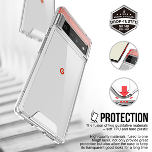 Coque pour Google <span class=keywords><strong>Pixel</strong></span> 6 Pro, coque de téléphone transparente en PC rigide, pare-chocs en TPU fin, antichoc, pour Google <span class=keywords><strong>Pixel</strong></span> 6 Pro - Product Image 6