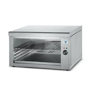 HES-938 Kitchen Equipment Stainless Steel Salamander BBQ Grill Electric Salamanders
