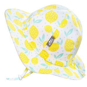 Sombrero de Sol para Bebé Niña con Protección UPF 50+, Sombrero de Ala Ancha, 100% Algodón, Logotipo Personalizado - Product Image 1