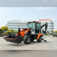 Mingyu Backhoe Loader, Excavator Loader yang Mudah Dirawat, Mesin Konstruksi Dua-dalam-Satu