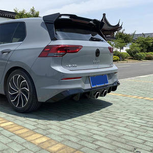 Accesorios exteriores de coche difusor de parachoques trasero Spoiler labio con luz de freno Led para Volkswagen <span class=keywords><strong>VW</strong></span> <span class=keywords><strong>Golf</strong></span> MK8/<span class=keywords><strong>Rline</strong></span>/GTI - Product Image 4