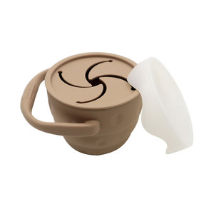 Cốc Ăn Vặt Có Thể Gập Lại Bằng Silicon Không Chứa Bpa Tái Sử Dụng Ống Hút Ăn Vặt Cấp Độ Thực Phẩm Cho Bé Cốc Sippy Tập Luyện Bằng Silicon Có Nắp - Product Image 2