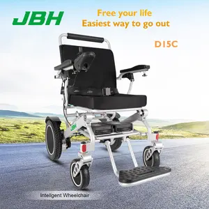 파워 알루미늄 경량 휠 의자 성인용 전동 휠체어